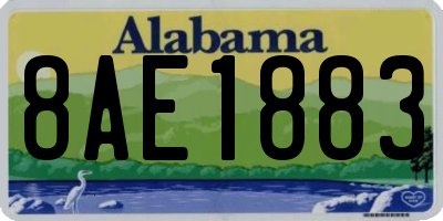 AL license plate 8AE1883