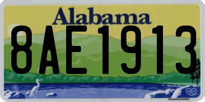 AL license plate 8AE1913