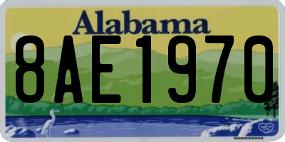 AL license plate 8AE1970