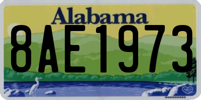 AL license plate 8AE1973