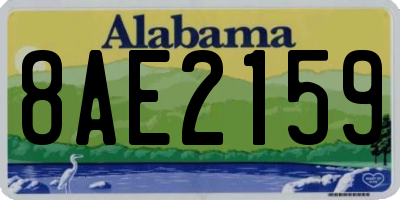 AL license plate 8AE2159