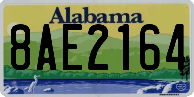 AL license plate 8AE2164