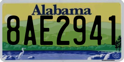 AL license plate 8AE2941