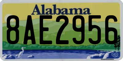AL license plate 8AE2956