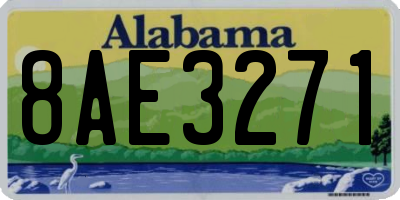 AL license plate 8AE3271
