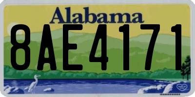 AL license plate 8AE4171