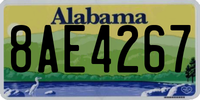 AL license plate 8AE4267