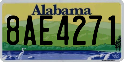 AL license plate 8AE4271