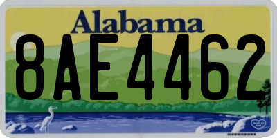 AL license plate 8AE4462