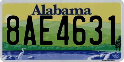 AL license plate 8AE4631