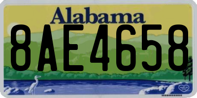 AL license plate 8AE4658