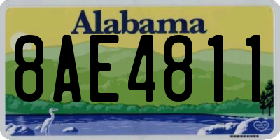 AL license plate 8AE4811