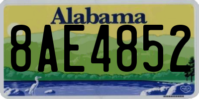 AL license plate 8AE4852