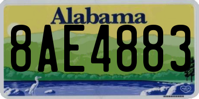 AL license plate 8AE4883