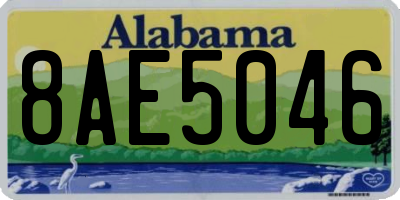 AL license plate 8AE5046