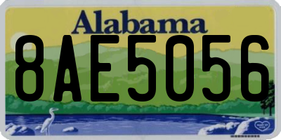 AL license plate 8AE5056