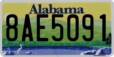 AL license plate 8AE5091