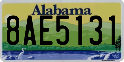 AL license plate 8AE5131