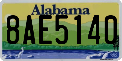 AL license plate 8AE5140