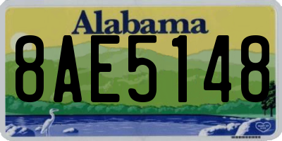 AL license plate 8AE5148