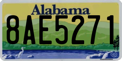 AL license plate 8AE5271