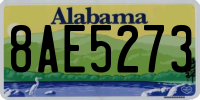 AL license plate 8AE5273