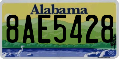 AL license plate 8AE5428