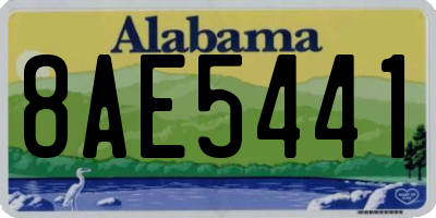 AL license plate 8AE5441