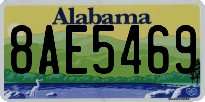 AL license plate 8AE5469