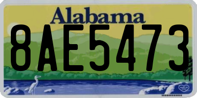 AL license plate 8AE5473
