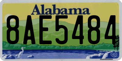 AL license plate 8AE5484