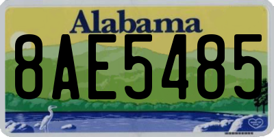 AL license plate 8AE5485