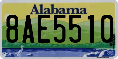 AL license plate 8AE5510