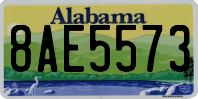 AL license plate 8AE5573
