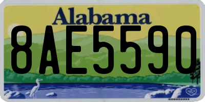 AL license plate 8AE5590