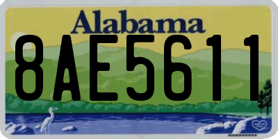 AL license plate 8AE5611