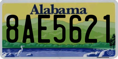 AL license plate 8AE5621