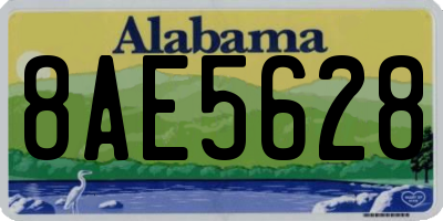 AL license plate 8AE5628