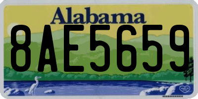 AL license plate 8AE5659
