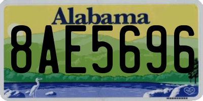 AL license plate 8AE5696