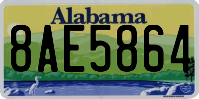 AL license plate 8AE5864