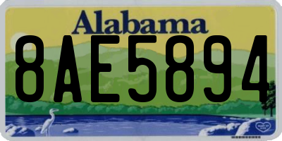 AL license plate 8AE5894