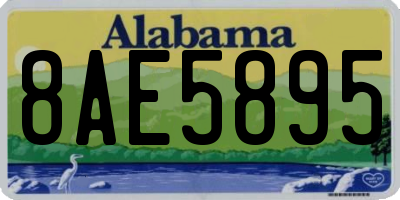 AL license plate 8AE5895