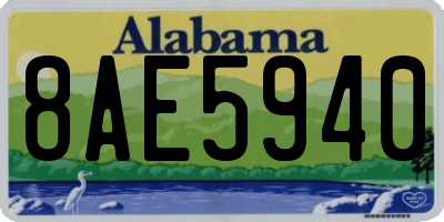 AL license plate 8AE5940