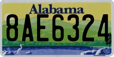 AL license plate 8AE6324