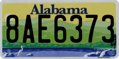 AL license plate 8AE6373