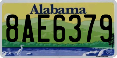 AL license plate 8AE6379