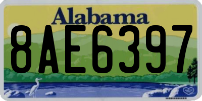 AL license plate 8AE6397