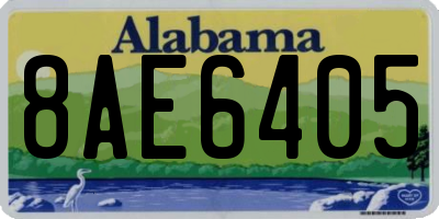 AL license plate 8AE6405