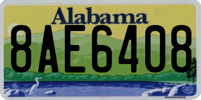 AL license plate 8AE6408